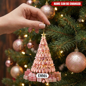 Ballet Shoe 2D Christmas Tree - Personalized Ornament