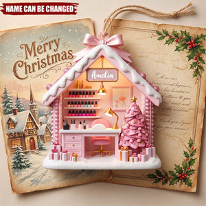 Where Every Nail Is A Masterpiece, Wood Ornament, Gift For Nail Artist