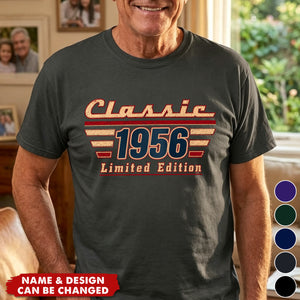 Custom T-shirt - Personalized Father's Day Birthday Gifts For Dad, Grandpa, Family, Yourself - Generations Built On Love