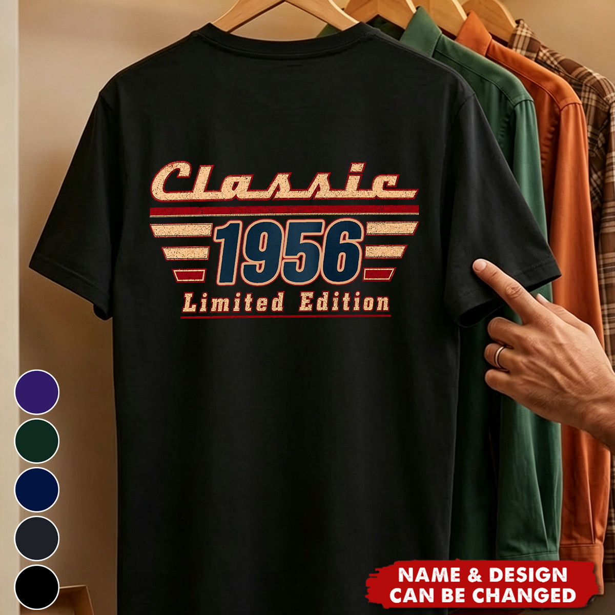 Custom T-shirt - Personalized Father's Day Birthday Gifts For Dad, Grandpa, Family, Yourself - Generations Built On Love